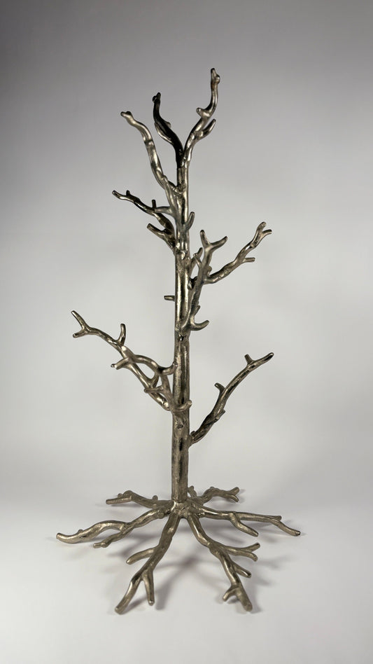 Skulpturen Baum aus Aluminium Look im Naturdesign