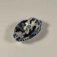 Handbemaltes Mini-Schälchen mit Tierfigur – Delft / Holland Stil