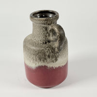 Keramikvase mit Henkel – Studiokeramik, glasiert, nummeriert