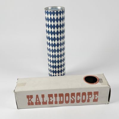 Vintage Kaleidoskop · Blau & Weiß · Japan · mit Originalbox
