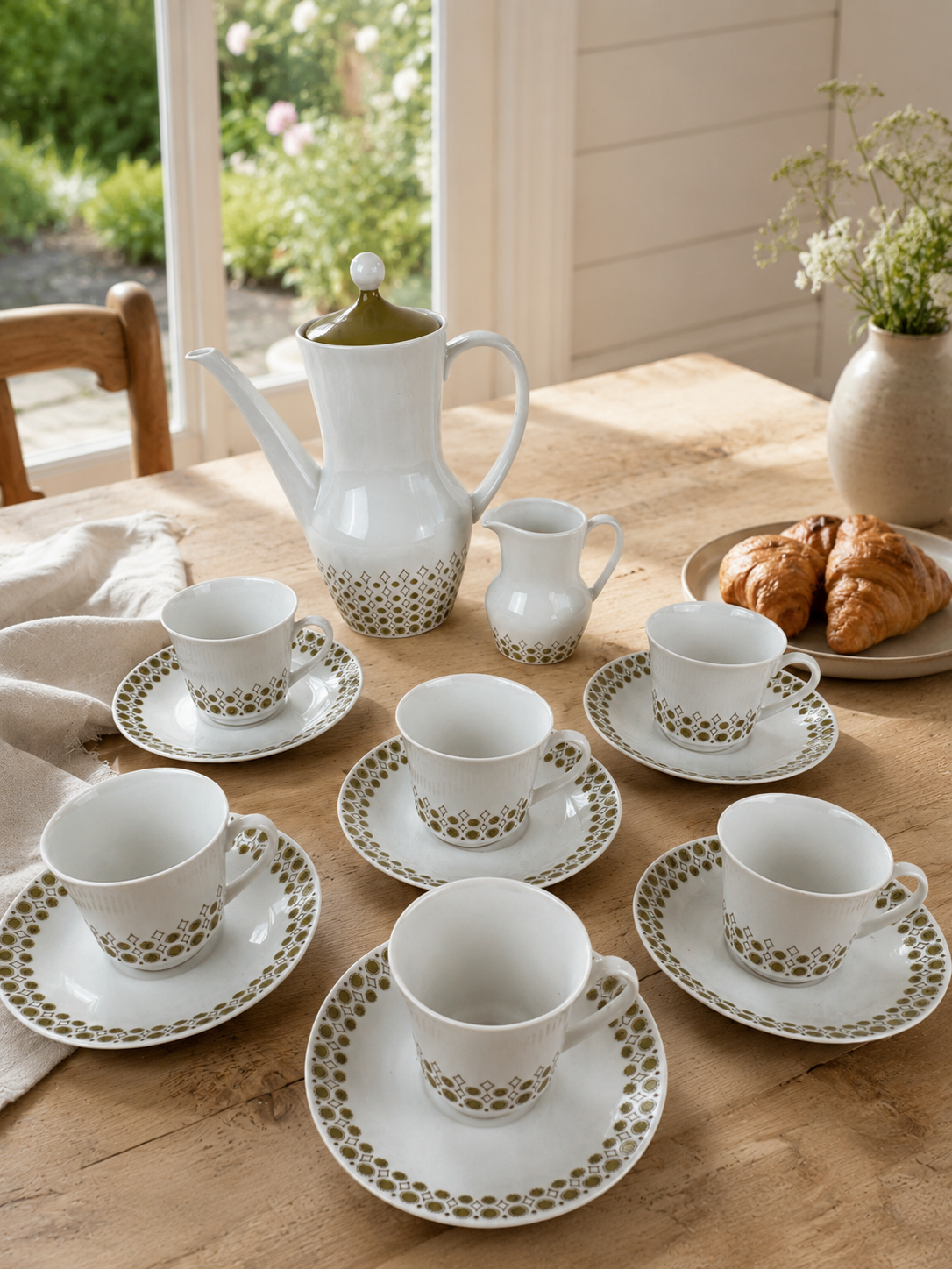 Winterling Bavaria Kaffeeservice Vintage 6 Personen Porzellan – Vintera